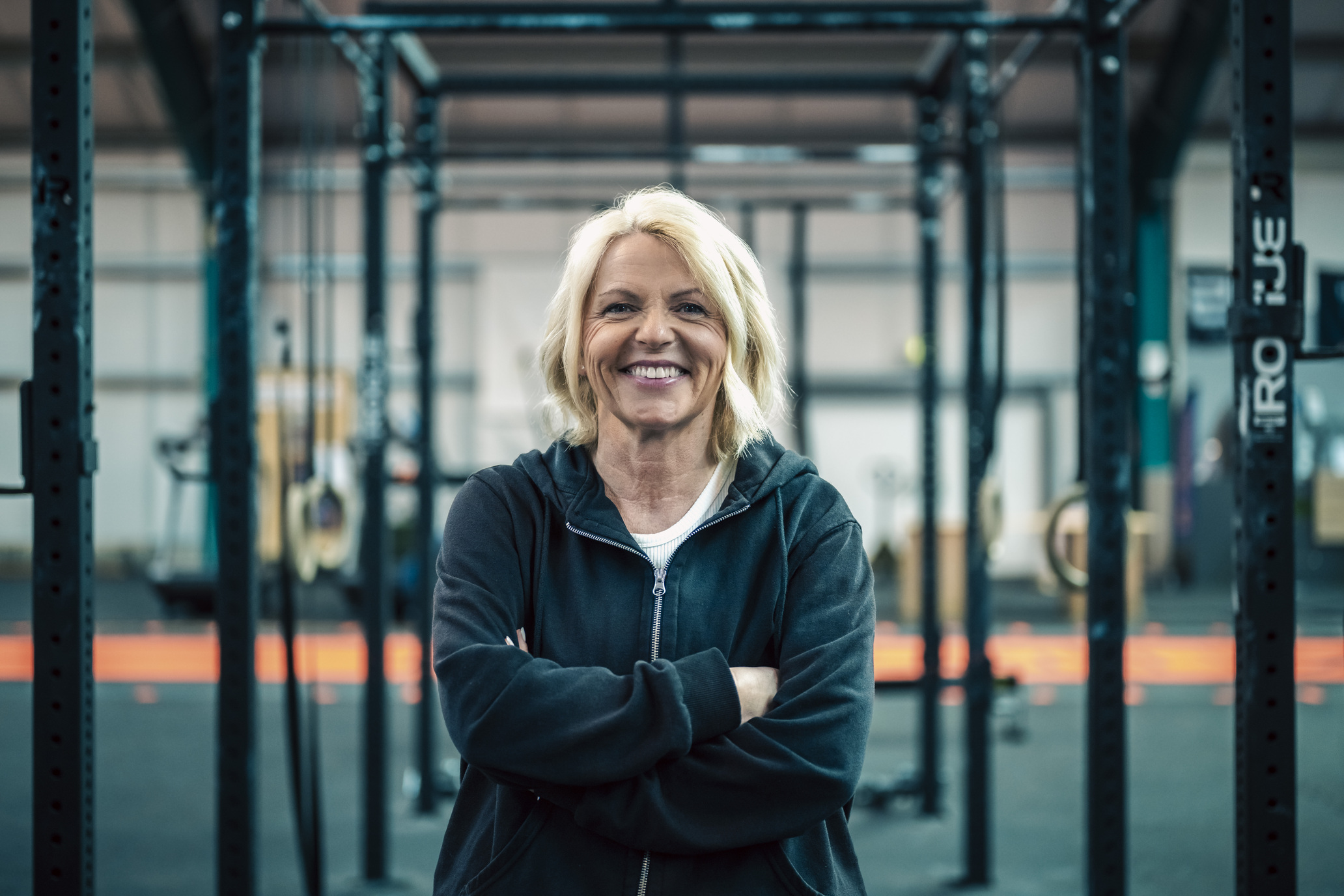 Anja Lorenz im Trainingsumfeld